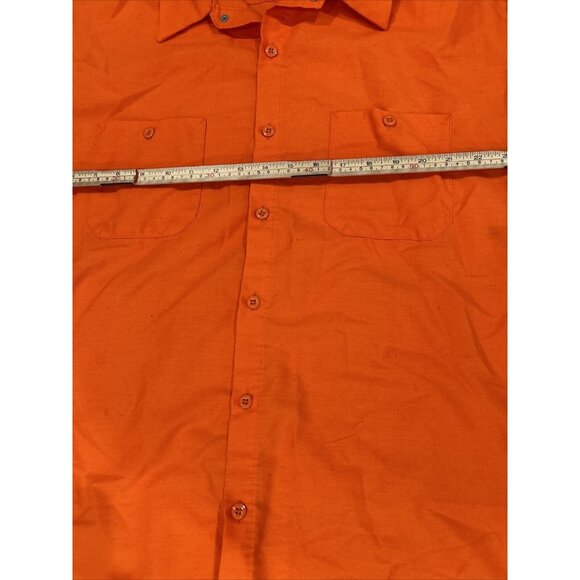 Red Kap Shirt Mens 3XL Pocket Utility Workwear Industrial Uniform Streetwear - Picture 13 of 13